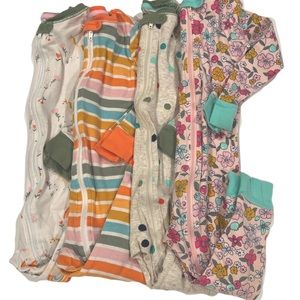 Lot of girls 2T sleeper Jammies, Cat & Jack